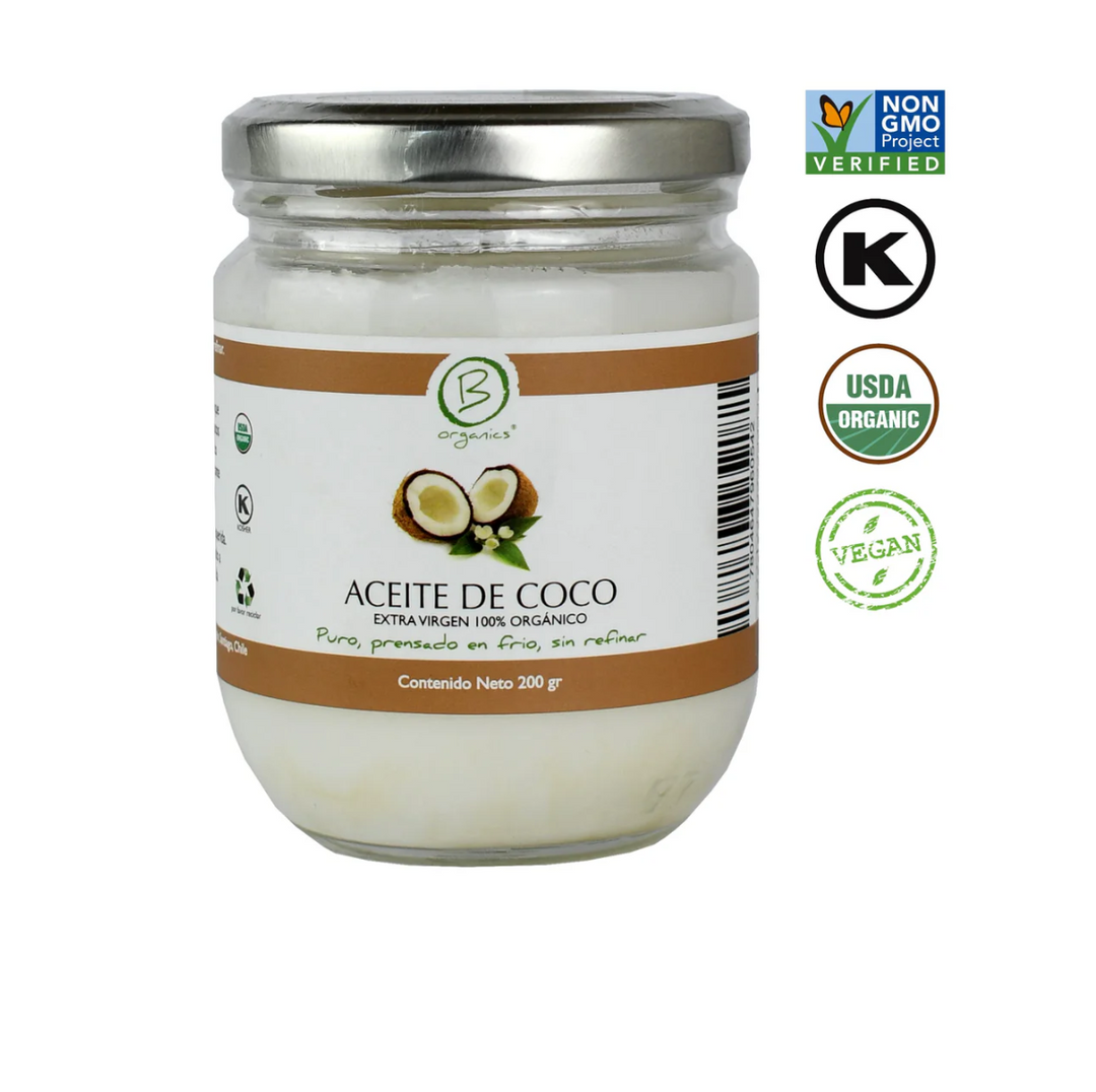 Aceite de coco extra virgen orgánico 200 ml