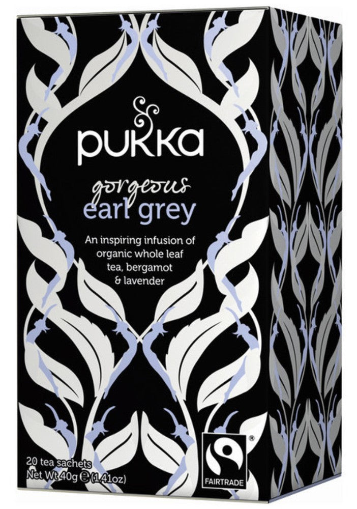 Té Gorgeous Earl Grey Org. 20 Bolsitas