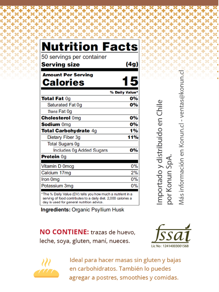 Psyllium Husk Powder 200g