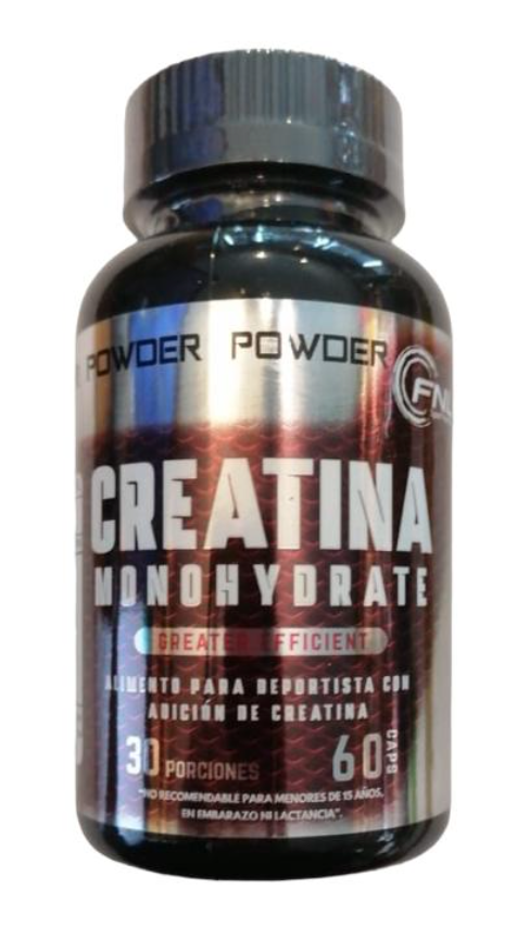 Creatina Monohidratada 500mg 60 Caps.