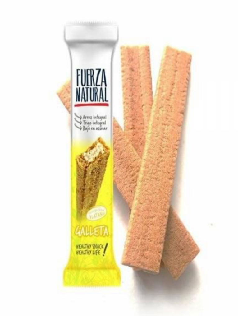 Galleta oblea integral sabor Plátano 13g