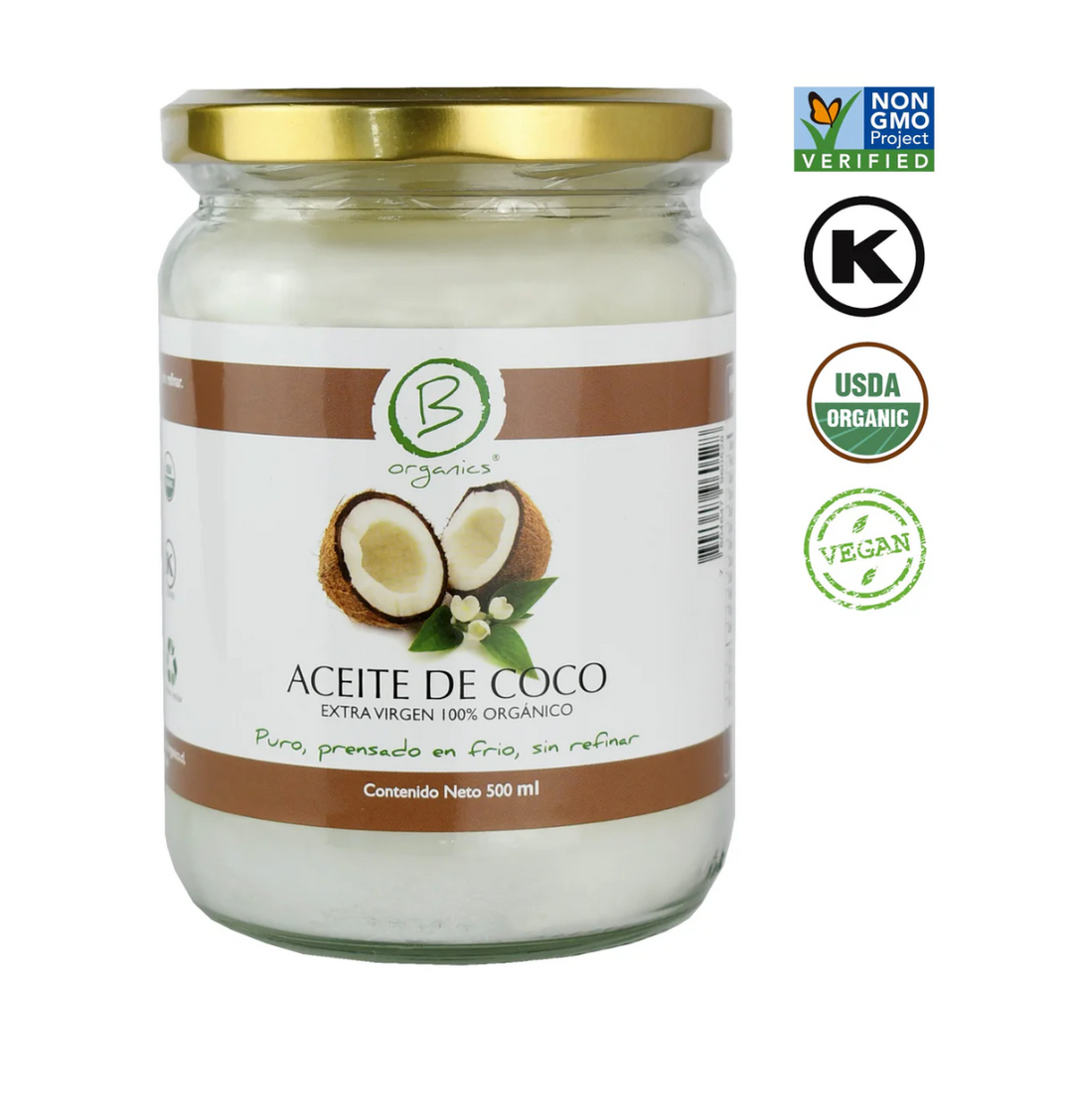 Aceite de coco extra virgen orgánico 500 ml