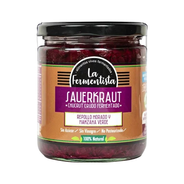 Chucrut crudo fermentado Clásico Púrpura 400g