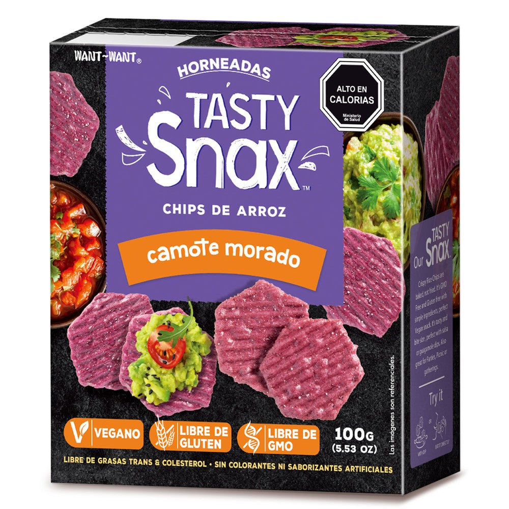 Chips de Arroz y Camote Morado (GF/V) 100g