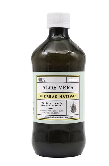 Apicola del Alba - Aloe Vera con Hierbas Nativas 1 litro