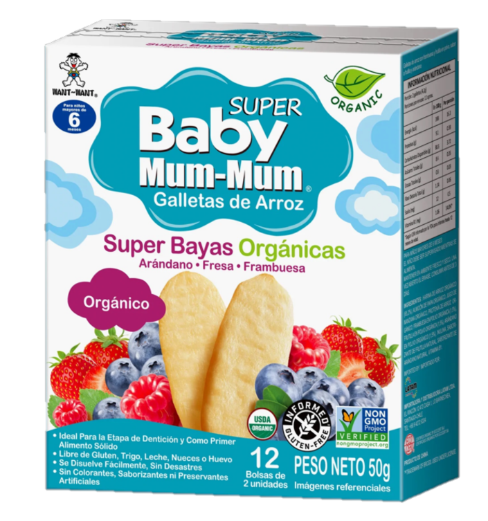 Baby Mum Mum - Galletas Berries organicas 50g