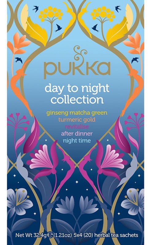 Pukka - Day To Night Tea Collection orgánico 20 Bolsitas