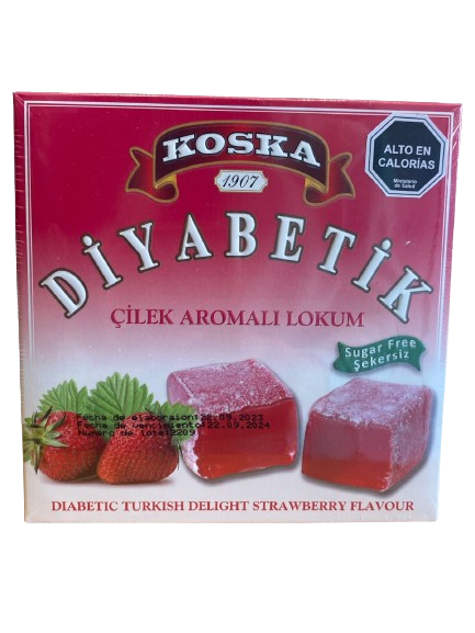 Delicia Turca Frutilla Sin azúcar 200g