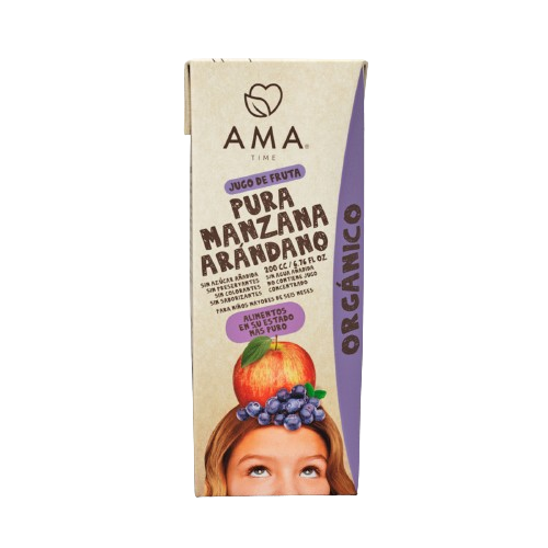 Jugo de manzana/arándano Org. 200cc