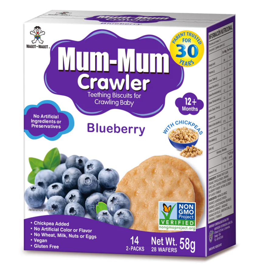 Galletas Crawler Arándano (sin gluten) 58g