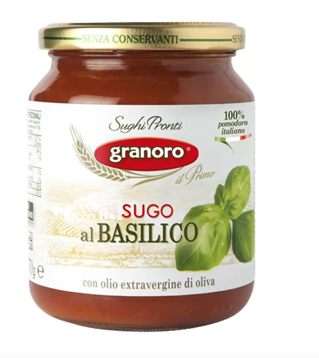 Salsa de tomates con Albahaca 370g
