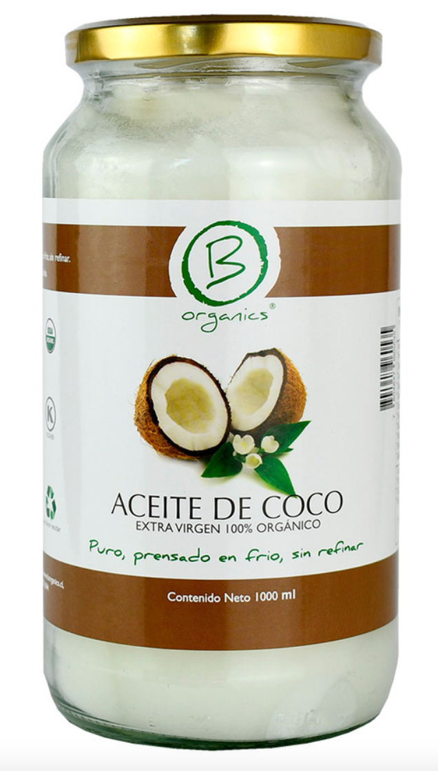 Aceite de coco extra virgen orgánico 1 Lt