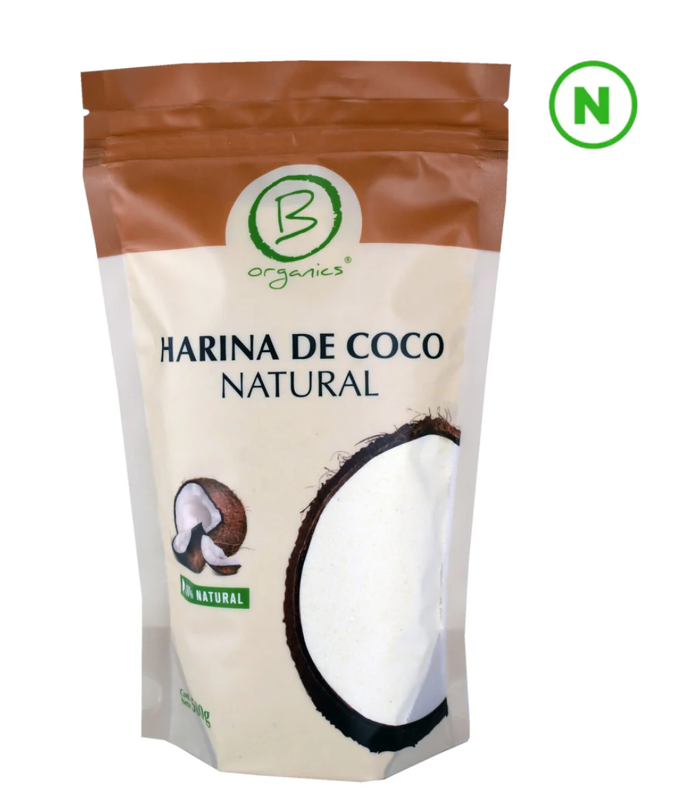 Harina de coco natural 500 gr