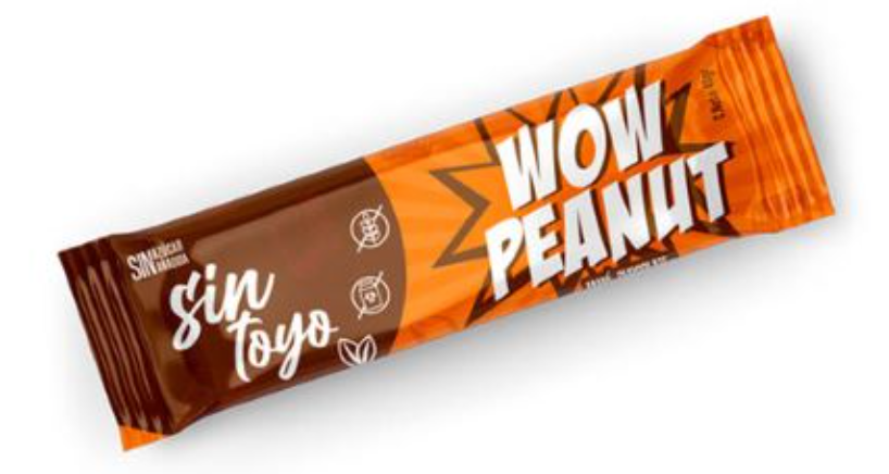 Barra de Proteina Wow Peanut Chocolate 40 Gr.