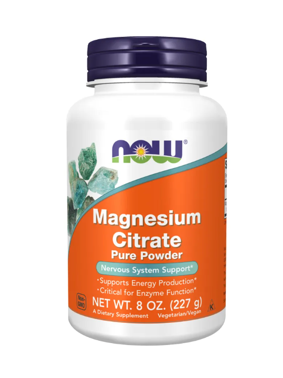 Magnesium Citrate 227g - Now Foods