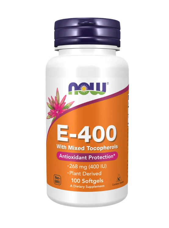 E-400 Mixed 100 Caps - Now Foods