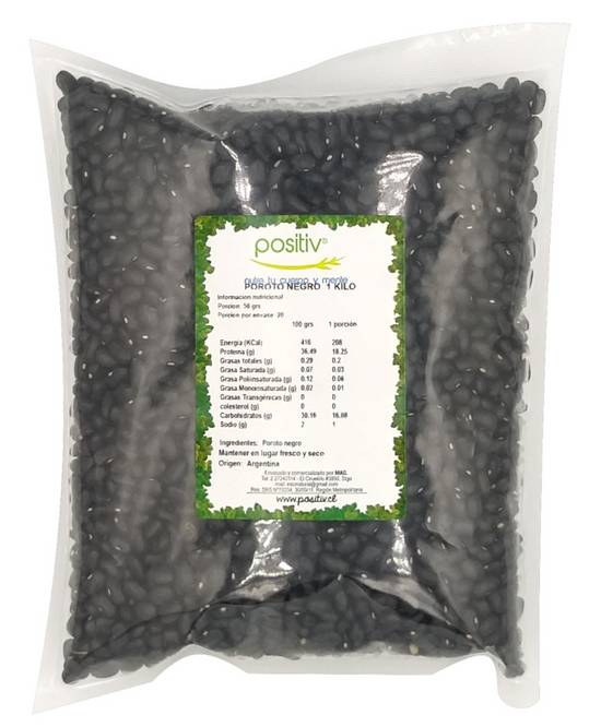 Porotos negros 1Kg