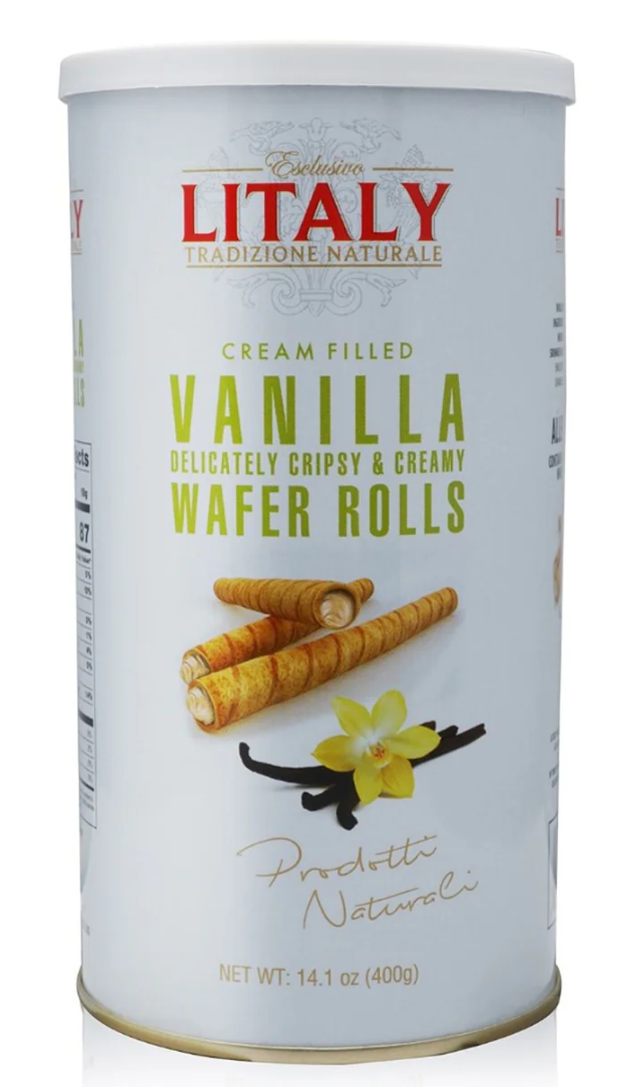Vanilla Wafer Rolls - Barquillo con Vainilla 400 gr