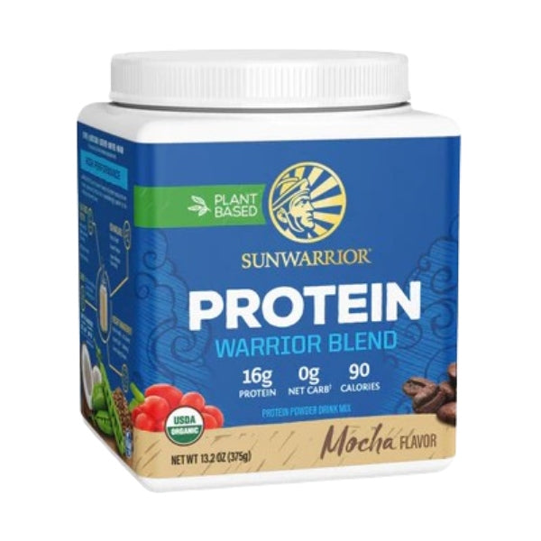 Sunwarrior - Protein Powder Warrior Mocha 375g Proteina Keto friendly vegana