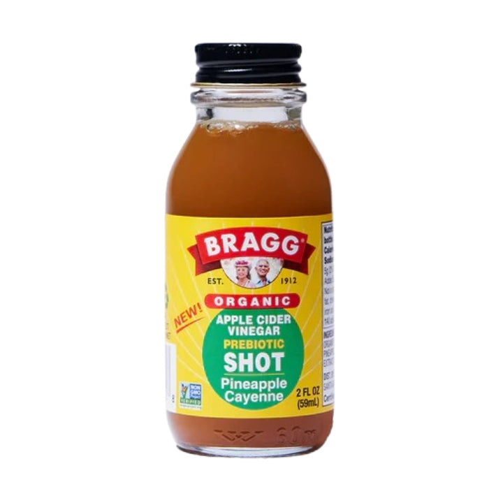 Bragg - Shot vinagre de sidra de manzana (piña y cayena) orgánico 59cc