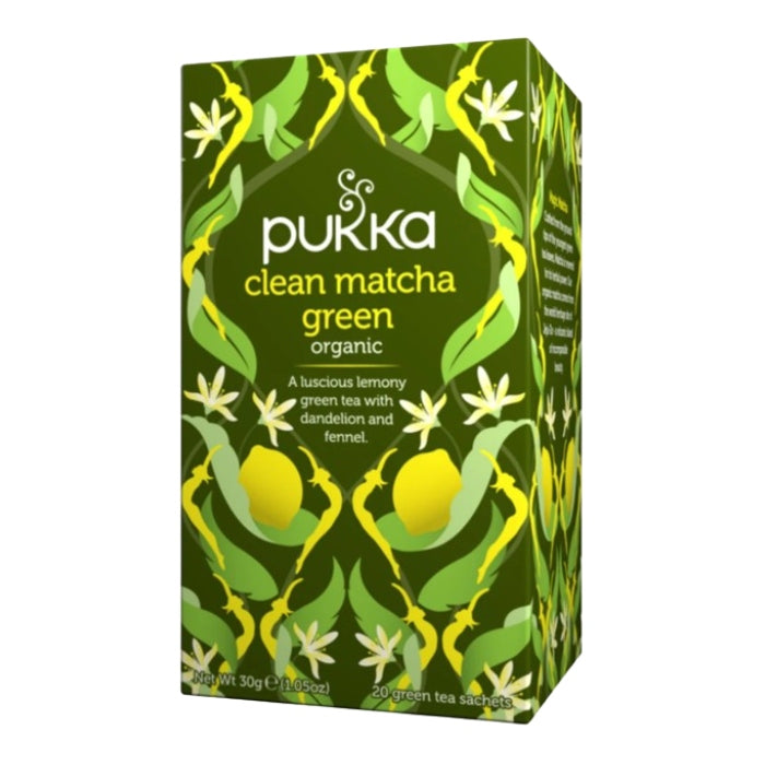 Té Clean Matcha Green Org. 20 Bolsitas