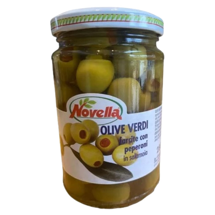 Aceitunas verdes rellenas con pimentón 280g
