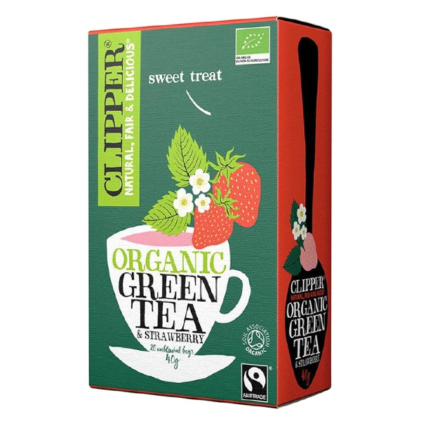 Té verde con fresa 20 bolsas