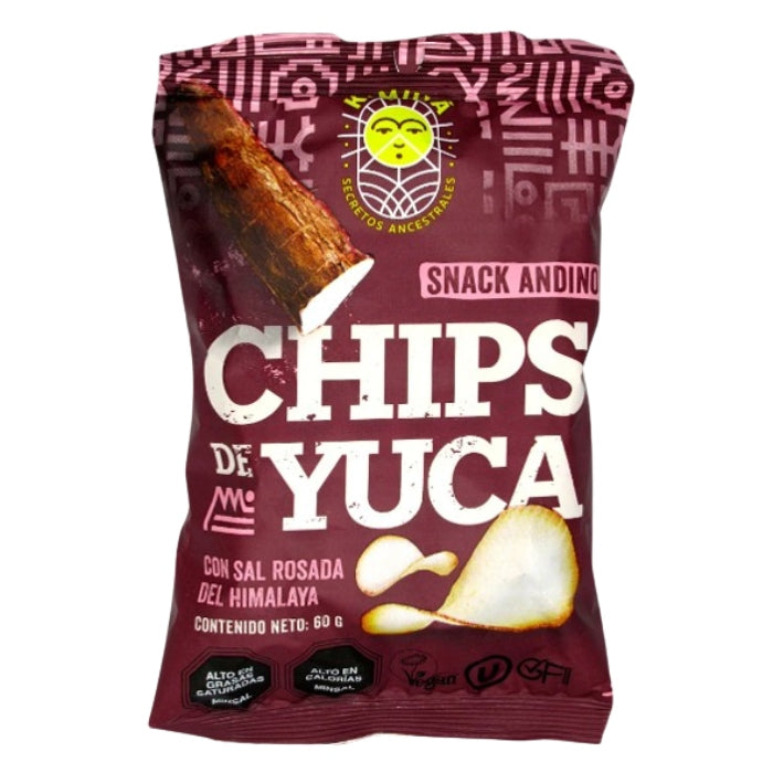 Kumuya · Chips de Yuca con sal del himalaya 60g