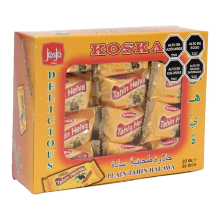 Caja de Halva / Halawe natural 36x20g