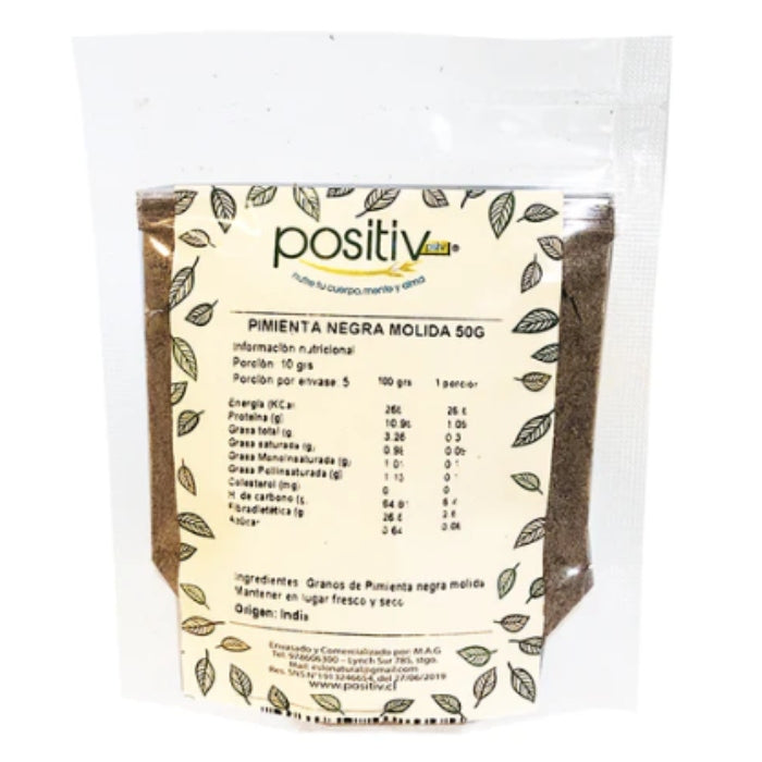 Pimienta Negra Molida 50g
