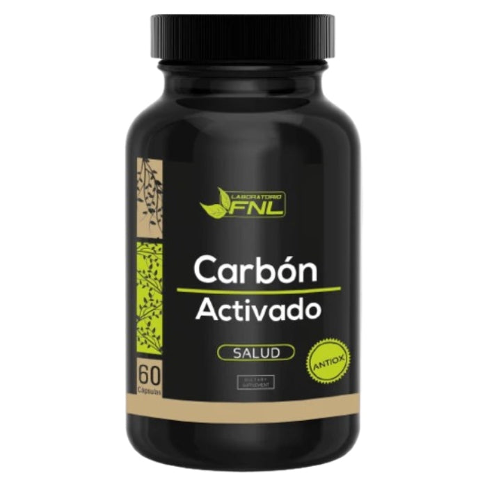 Carbón activado 500 mg 60 Caps.
