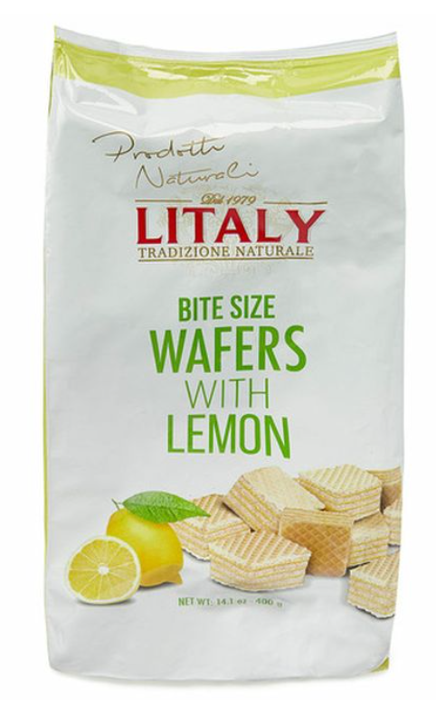 Bite size wafers - Obleas tamaño bocado con limón 400 gr