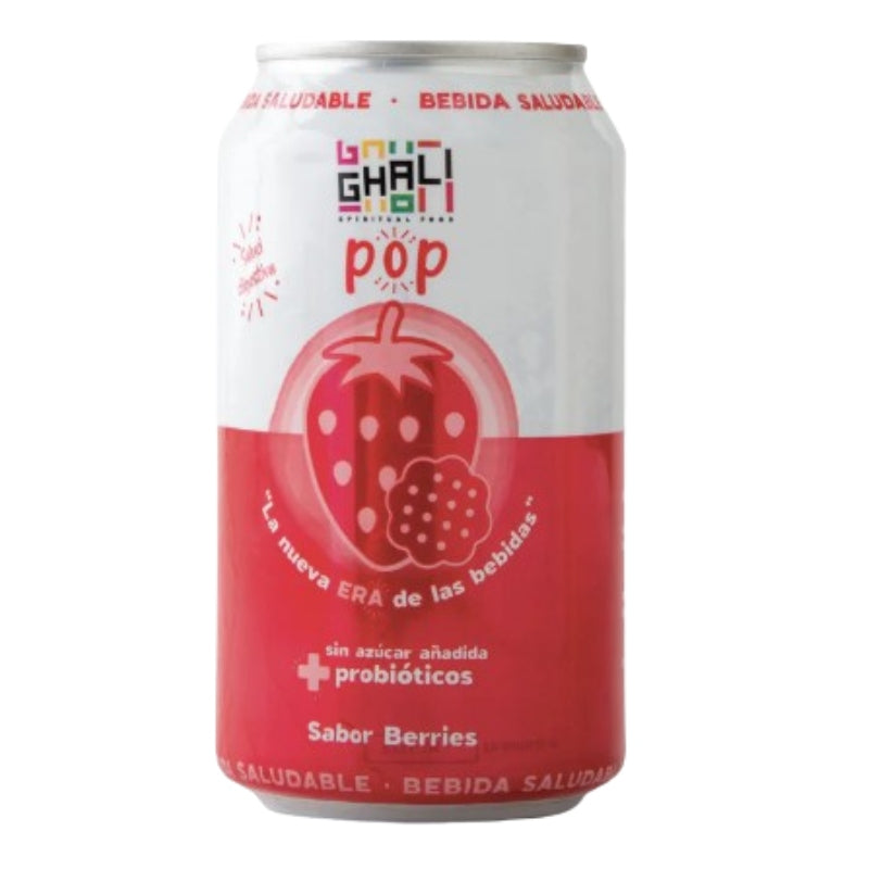 Bebida saludable Pop Berries + probióticos 350cc