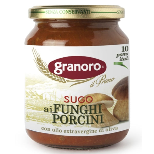 Salsa de tomates con Champiñones - Porcini 370g