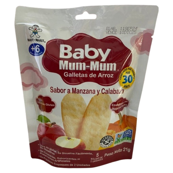 Galletas para bebés sabor Manzana&Calabaza 21g