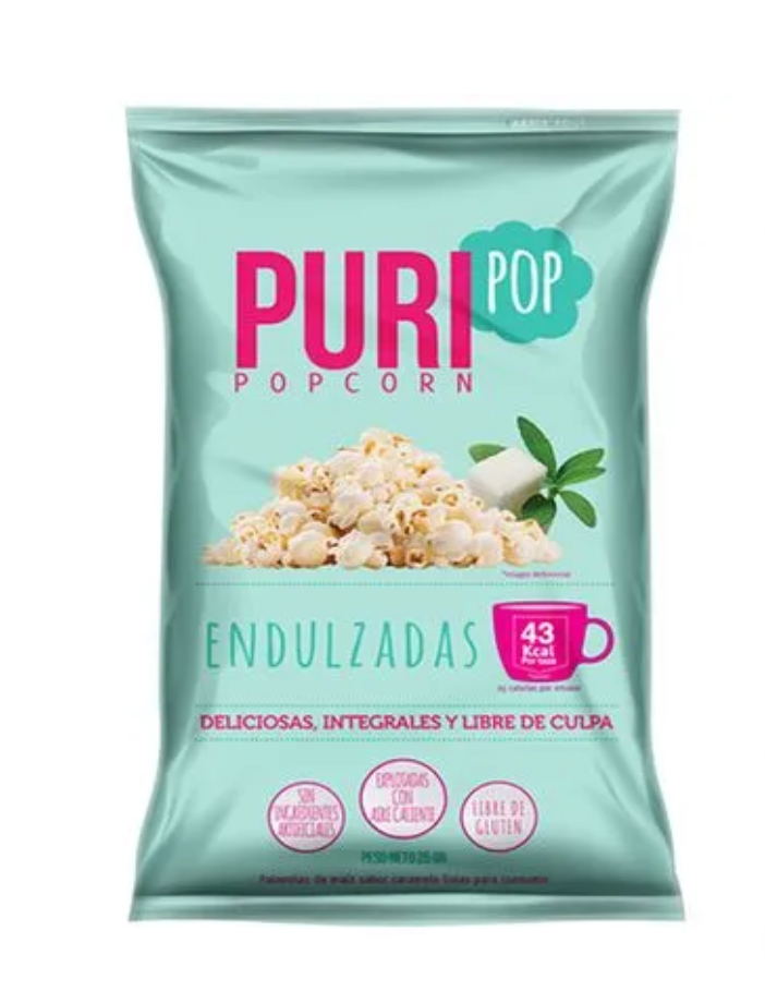 Puripop - Cabritas endulzadas (sin gluten) 25 gr.
