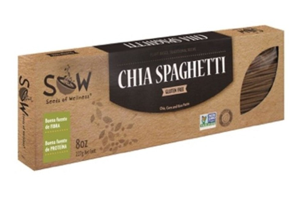 Sow - Spaghetti chia (vegano/sin gluten) - Tallarines de Chia