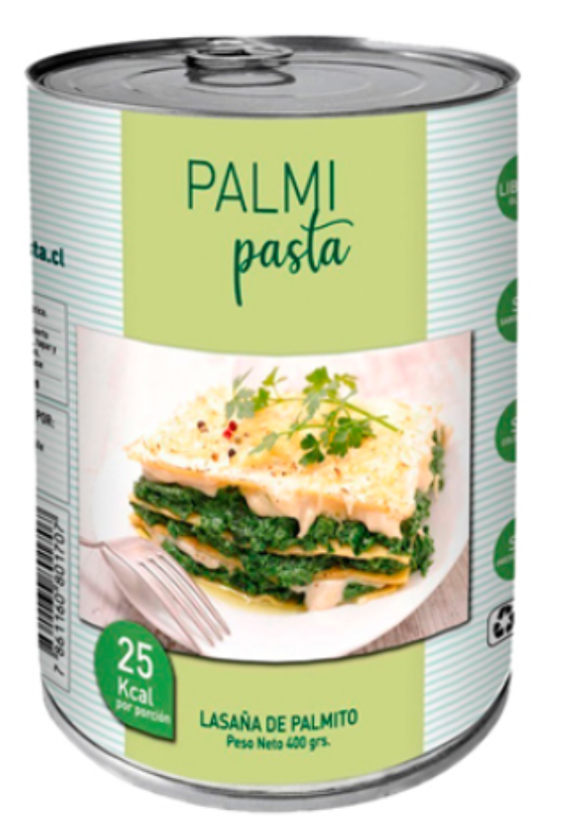 Lasaña de palmito Keto 400g