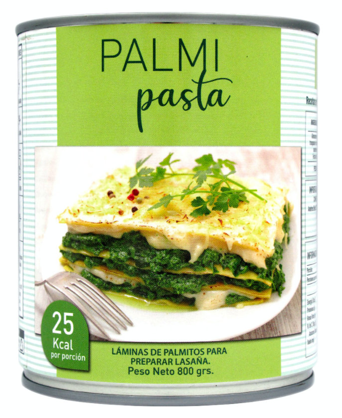 Lasaña de palmito Keto 800g