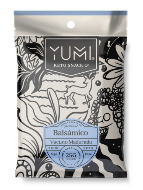 Charqui de vacuno madurado Aceto Balsámico 25g