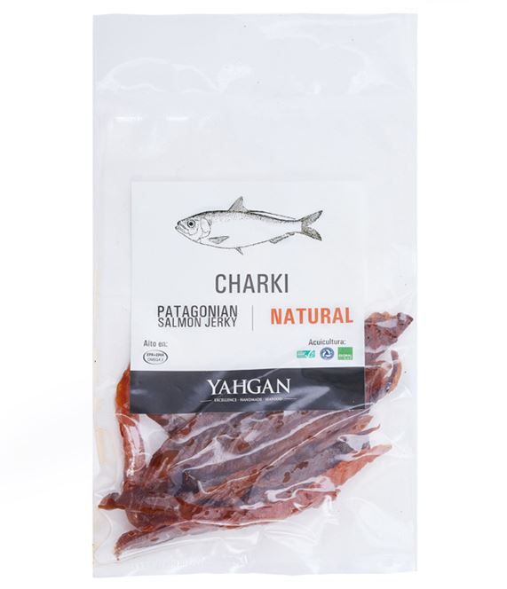 Yahgan Seafood - Charqui de salmon atlantico 45g - al natural