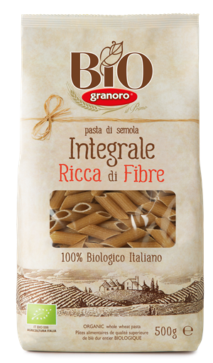 Pasta Mezze Penne Rigate Integral (Orgánicos)