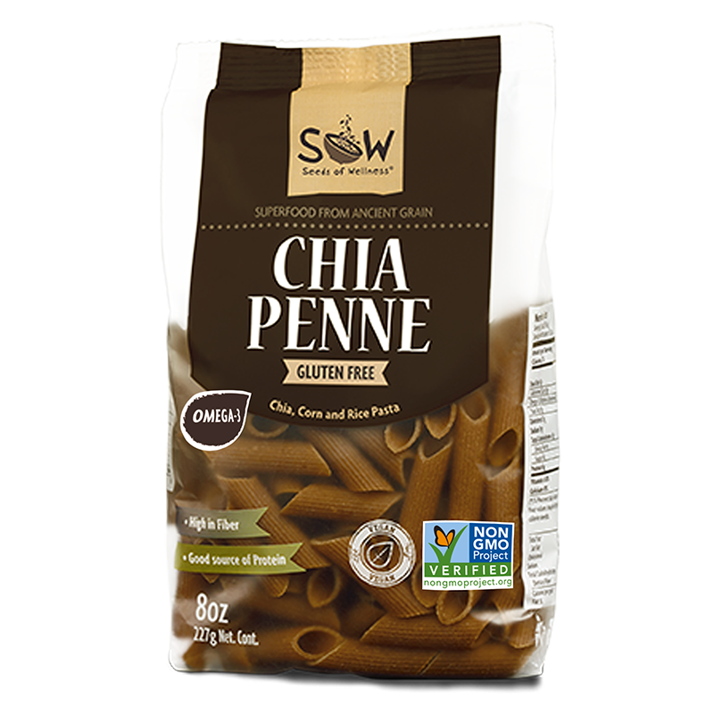 Sow - Chia Penne (vegano/sin gluten) 227g - Fideos de Chia