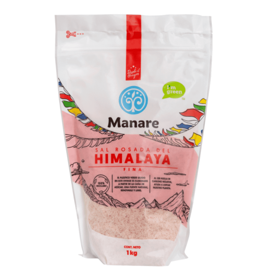 Manare · Sal rosada del himalaya - sal fina 1kg