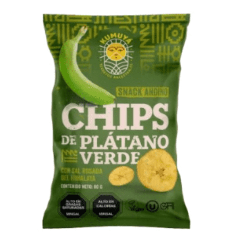 Chips de plátano con sal de Himalaya 60gr