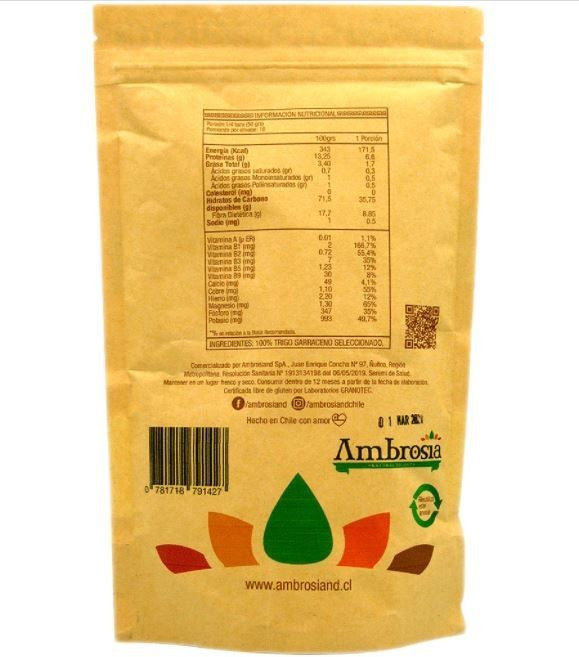 Harina de trigo Sarraceno (S/gluten) 500g