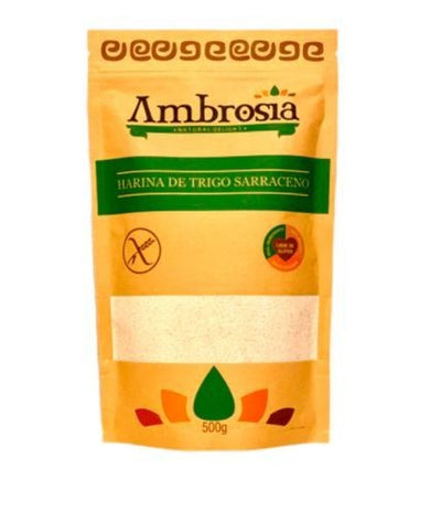 Ambrosia - Harina de trigo Sarraceno sin gluten 500g - buckwheat