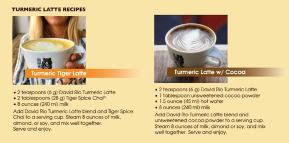 David Rio - Turmeric Latte (cúrcuma) 80g