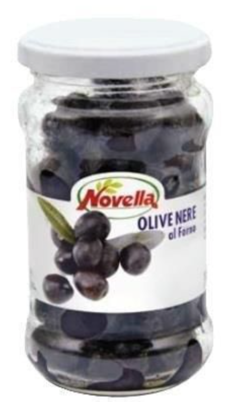 Olive Nere Italianas (aceitunas negras) 280 gr