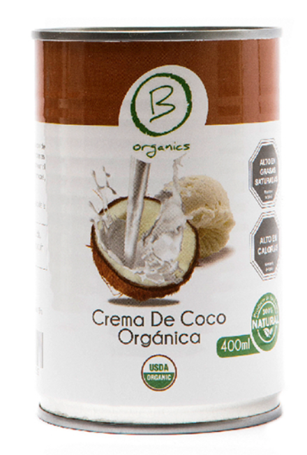 Crema de coco orgánica 400 ml